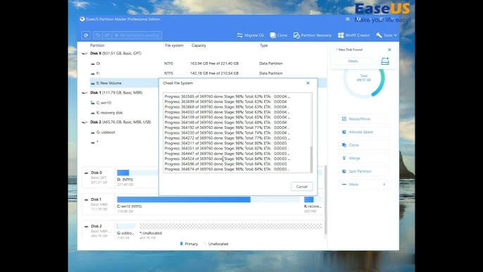 تحميل برنامج Easeus Partition Master 19.5.0.20241118 كامل