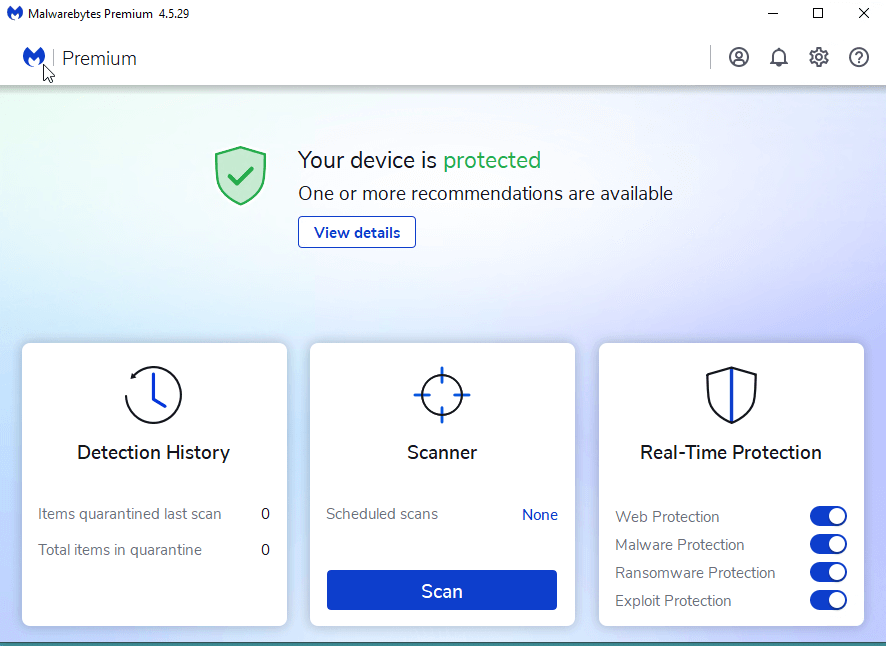 تحميل Malwarebytes Premium 6.12 كامل كراك - 3almalt9nia