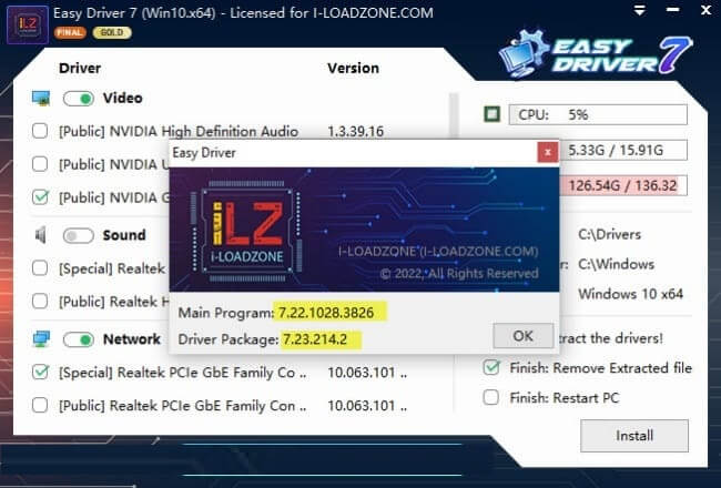 Easy Driver Packs v7.22.0312.2 Crack تنزيل للكمبيوتر الشخصي